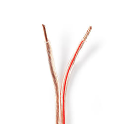 Nedis CABR4000TR1000 câble audio 100 m Transparent