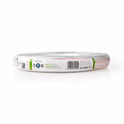 Nedis CAGW0500WT1000 câble audio 100 m Rouge, Blanc