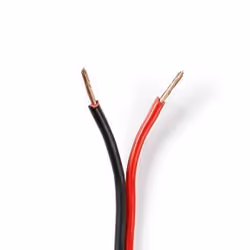 Nedis CAGW1500BK1000, Aluminium cuivré (CCA), 100 m, Noir, Rouge