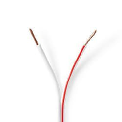 Nedis CAGW1500WT1000 câble audio 100 m Rouge, Blanc