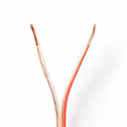 Nedis CAGW2500TR1000, Aluminium cuivré (CCA), 100 m, Transparent