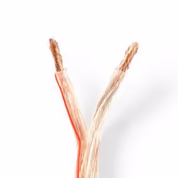 Nedis CAGW6000TR250, Aluminium cuivré (CCA), 25 m, Transparent