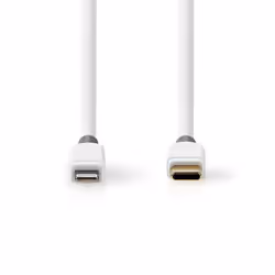Nedis CCBP39650WT20 câble Lightning 2 m Blanc