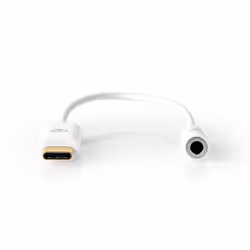 Nedis CCBW65950WT015 câble audio 0,15 m 3,5mm USB Type-C Blanc