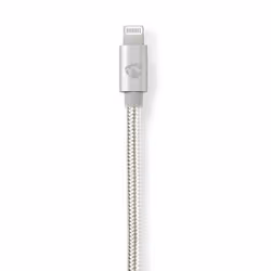 Nedis CCTB39650AL10 câble Lightning 1 m Aluminium