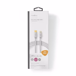 Nedis CCTB39650AL10 câble Lightning 1 m Aluminium - Vue supplémentaire 6