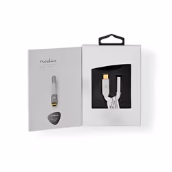 Nedis CCTB65950AL008 câble audio 0,08 m 3,5mm USB Aluminium - Vue supplémentaire 5