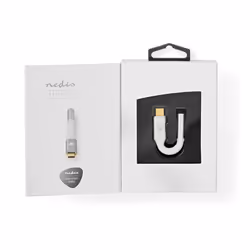 Nedis CCTB65950AL008 câble audio 0,08 m 3,5mm USB Aluminium - Vue supplémentaire 6