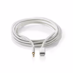 Nedis CCTB39940AL10, 1 m, Lightning, 3,5mm, Mâle, Mâle, Aluminium