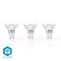 Nedis WIFILW31CRGU10, 5 W, GU10, 330 lm, Blanc chaud