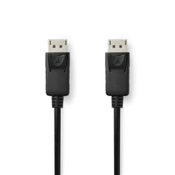 Nedis CCGB37014BK20 câble DisplayPort 2 m Noir