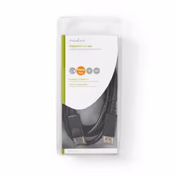 Nedis CCGB37014BK20 câble DisplayPort 2 m Noir