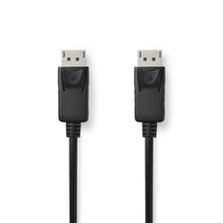Nedis CCGP37014BK20 câble DisplayPort 2 m Noir