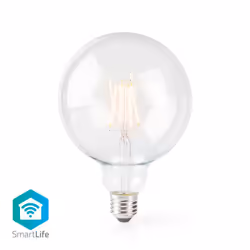 Nedis WIFILF10WTG125, 5 W, E27, 500 lm, 20000 h, Blanc chaud