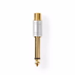 Nedis CAGC23935ME, 6.35 mm, 6.35 mm, Argent