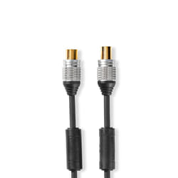 Nedis CSGC40000AT100 câble coaxial 10 m IEC Anthracite