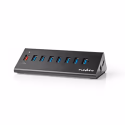Nedis UHUBUP3810BK hub & concentrateur USB 3.2 Gen 1 (3.1 Gen 1) Micro-B 5000 Mbit/s Noir - Vue supplémentaire 6