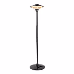 Nedis HTPA15EBK, Chauffage d'appoint électrique halogène, 2 m, IP34, Extérieure, Sol, Noir