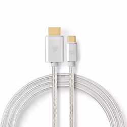 Nedis CCTB64655AL20, 3.2 Gen 1 (3.1 Gen 1), USB Type-C, Sortie HDMI, 3840 x 2160 pixels