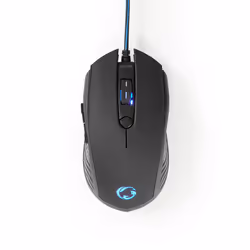 Nedis GCK31100BK clavier Souris incluse Noir, Bleu - Vue supplémentaire 4