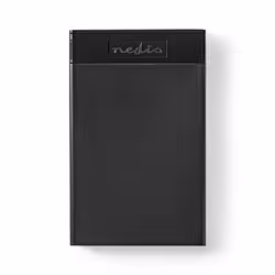 Nedis HDDE25301BK, Boîtier HDD, 2.5", SATA, Série ATA II, Série ATA III, 6 Gbit/s, Connectivité USB, Noir
