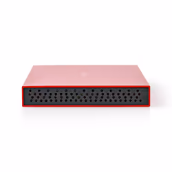 Nedis HDDE25310RD Boîtier de disques de stockage Boîtier disque dur/SSD Rouge 2.5"