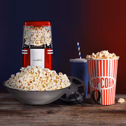 Nedis FCPC100RD machine à popcorn Rouge, Blanc 4 min 1200 W - Vue supplémentaire 5