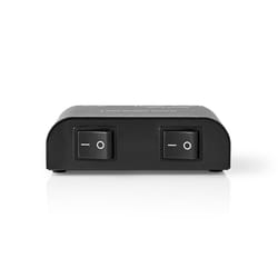 Nedis ASWI2602BK commutateur audio Noir