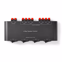 Nedis ASWI2604BK commutateur audio Noir - Vue supplémentaire 4