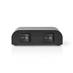 Nedis ASWI2612BK commutateur audio Noir