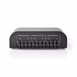 Nedis ASWI2612BK commutateur audio Noir