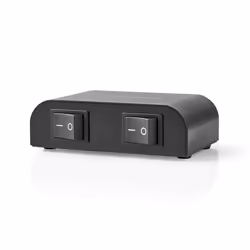 Nedis ASWI2612BK commutateur audio Noir - Vue supplémentaire 5