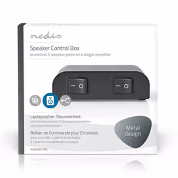 Nedis ASWI2612BK commutateur audio Noir - Vue supplémentaire 6