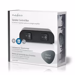 Nedis ASWI2612BK commutateur audio Noir - Vue supplémentaire 7