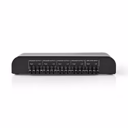 Nedis ASWI2614BK commutateur audio Noir