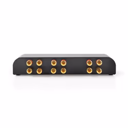 Nedis ASWI2652BK commutateur audio Noir