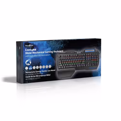 Nedis GKBD400BKUS clavier USB QWERTY Anglais américain Noir - Vue supplémentaire 8