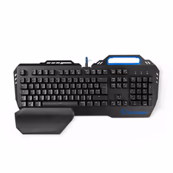 Nedis GKBD400BKFR clavier FR sans fil +USB AZERTY Français Noir