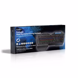 Nedis GKBD400BKND clavier USB QWERTY Néerlandais Noir - Vue supplémentaire 8