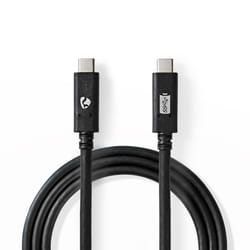 Nedis CCGW64750BK10 câble USB 1 m USB 3.2 Gen 2 (3.1 Gen 2) USB C Noir