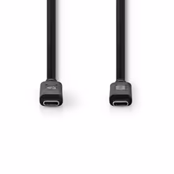 Nedis CCGW64750BK10 câble USB 1 m USB 3.2 Gen 2 (3.1 Gen 2) USB C Noir