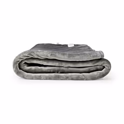 Nedis PEBL130CWT2 couverture et coussin chauffant Couverture chauffante 120 W Gris, Blanc Toison, Polyester