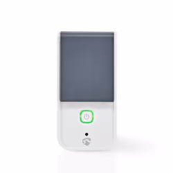 Nedis WIFIPO120FWT, Sans fil, Wi-Fi, 2,412 - 2,472 GHz, Extérieure, Gris, Blanc, Plastique