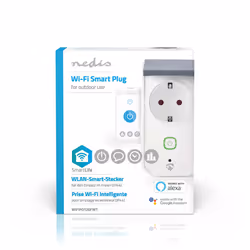 Nedis WIFIPO120FWT Prise intelligente 3680 W Gris, Blanc - Vue supplémentaire 6