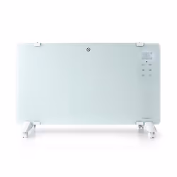 Nedis WIFIHTPL20FWT, Chauffage électrique à convecteur, 1,5 m, IP24, Intérieure, Sol, Table, Mur, Blanc