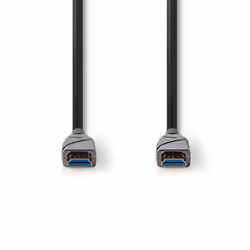 Nedis CVBG3400BK1000 câble HDMI 100 m HDMI Type A (Standard) Noir