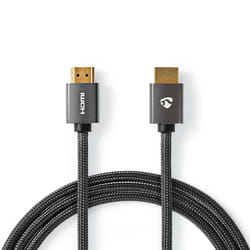 Nedis CVTB34000GY10 câble HDMI 1 m HDMI Type A (Standard) Gris