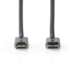 Nedis CVTB34000GY100 câble HDMI 10 m HDMI Type A (Standard) Gris