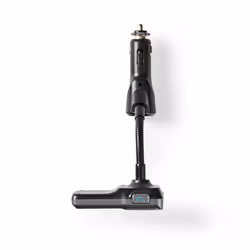 Nedis CATR101BK transmetteur FM 87,6 - 107,9 MHz Allume-cigare Noir, Gris