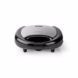 Nedis KAWP200BK moule à gauffres 2 gauffre(s) 750 W Noir, Argent